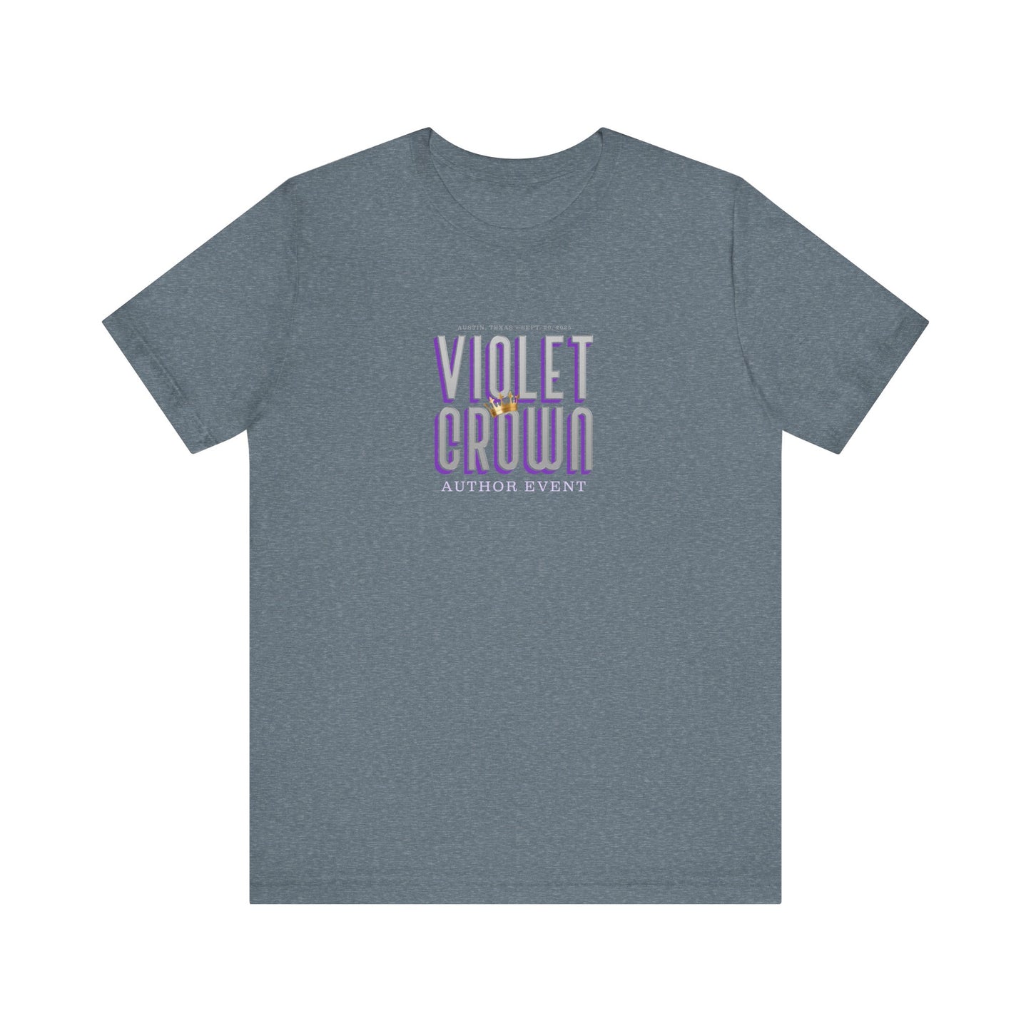 Violet Crown Author Event Unisex Short Sleeve Tee