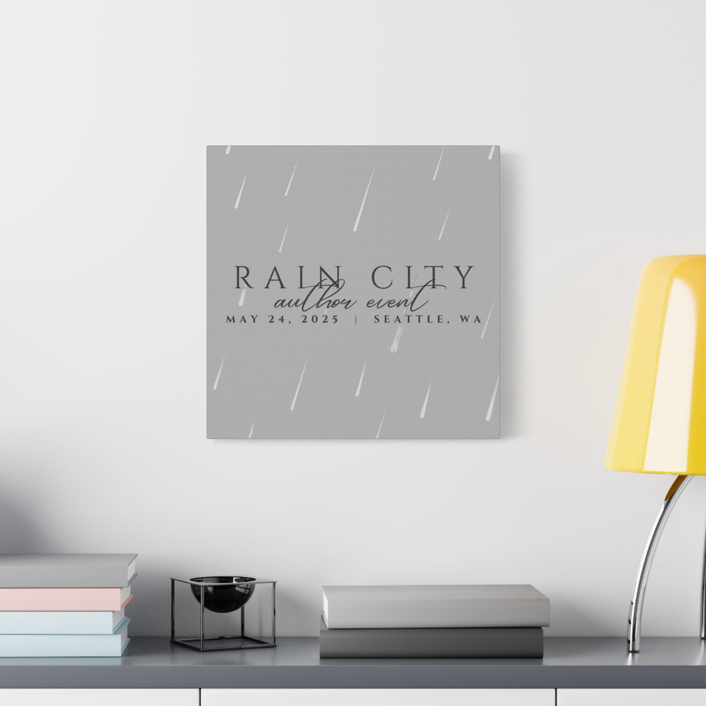Rain City Author Event Canvas