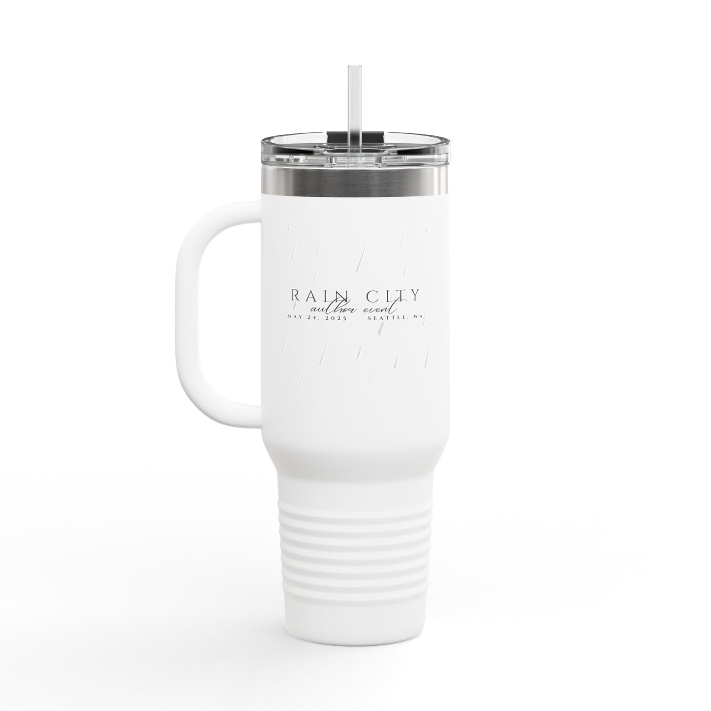 Rain City Author Event Insulated Travel Mug, 40oz