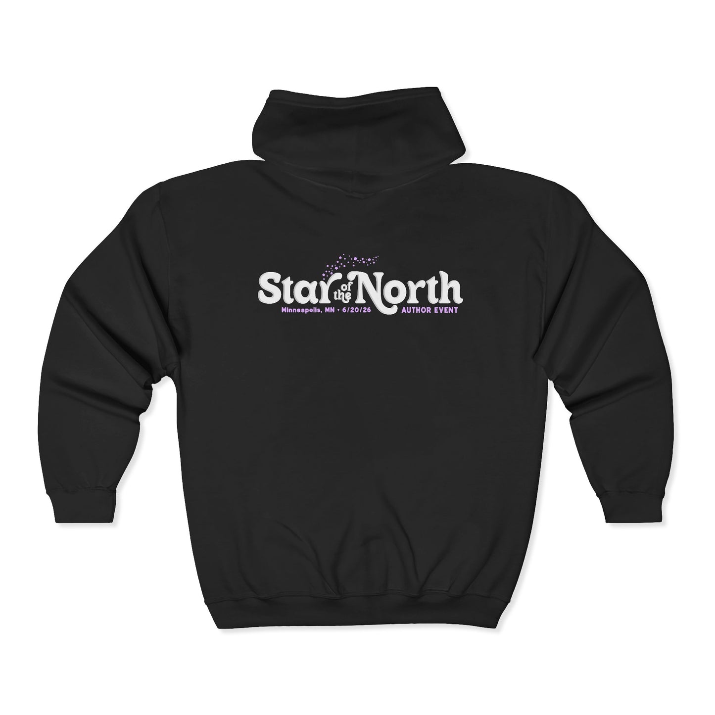 Star of the North Zip Hoodie - Cozy Unisex Sweatshirt for Book Lovers