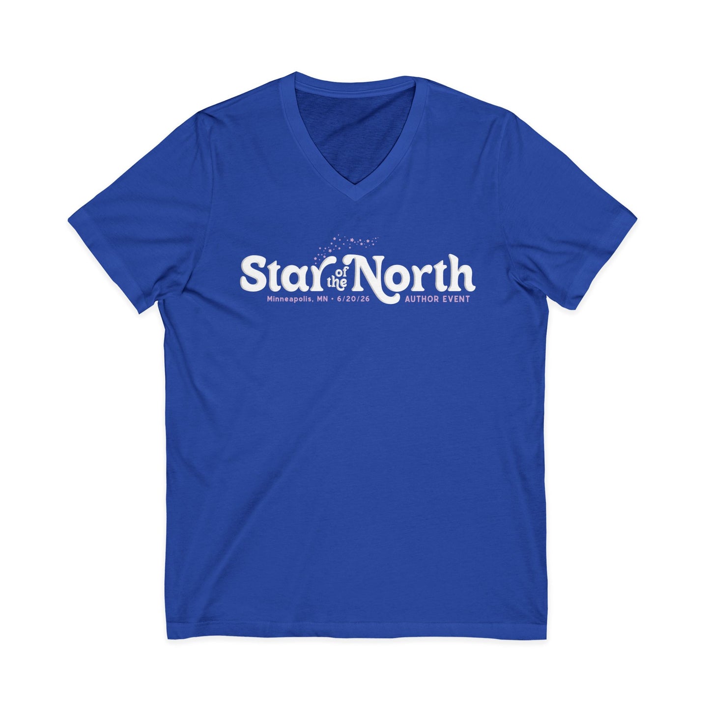 Star of the North Unisex Jersey Short Sleeve V-Neck Tee Version 2