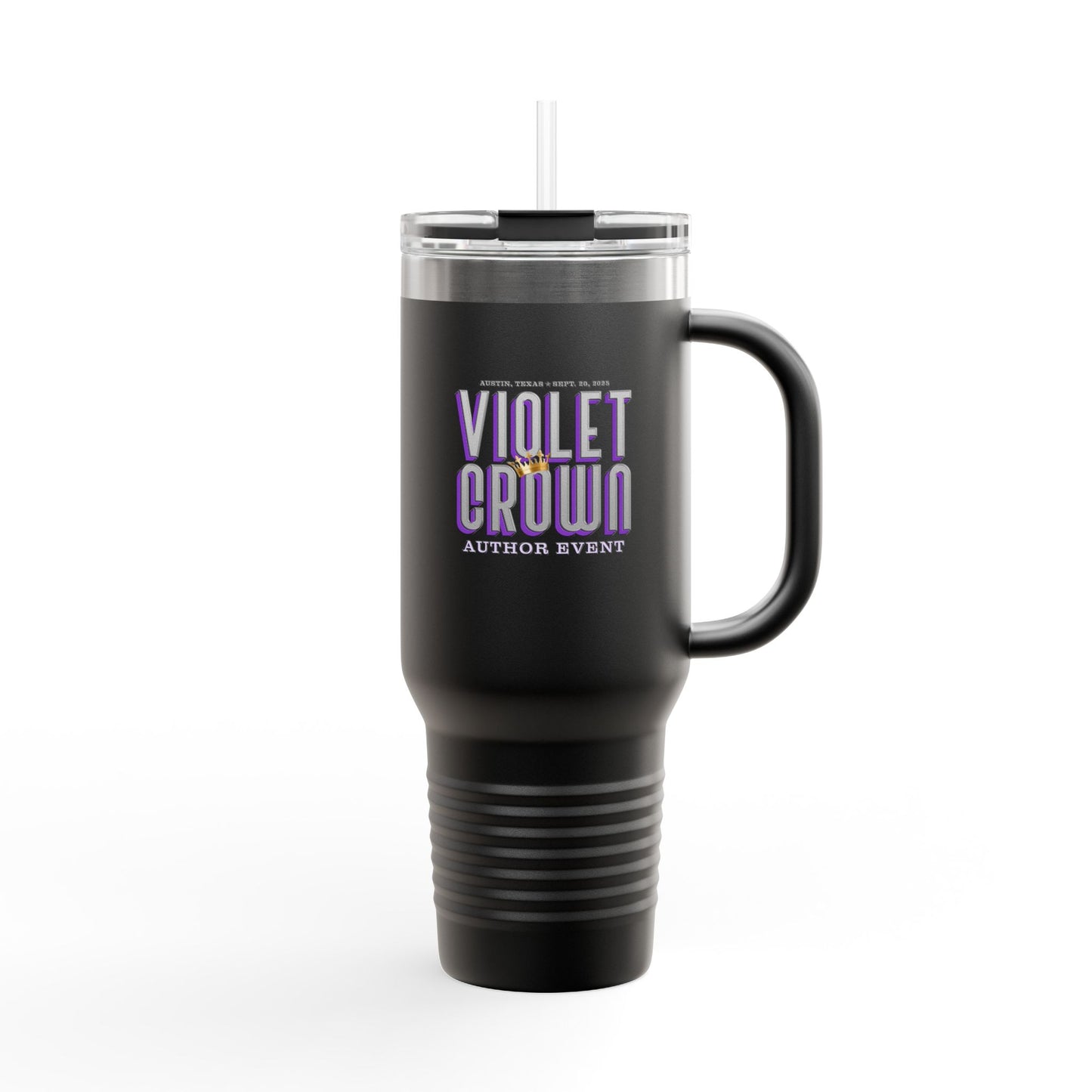 Violet Crown Author Event Insulated Travel Mug, 40oz