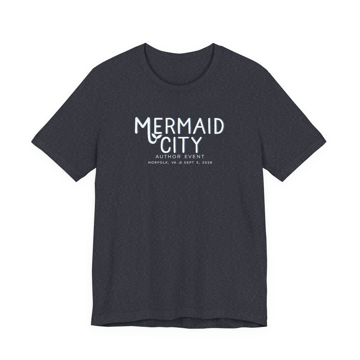 Mermaid City Author Event Unisex Short Sleeve Tee