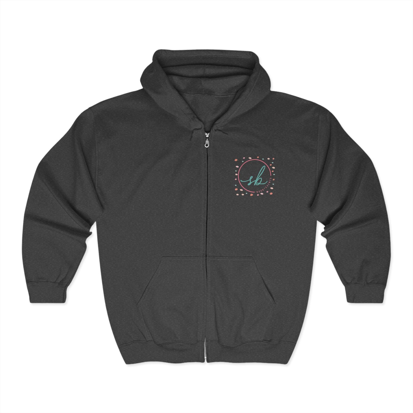 Southern Belle Book Events Zip Hoodie - Cozy Unisex Sweatshirt for Book Lovers