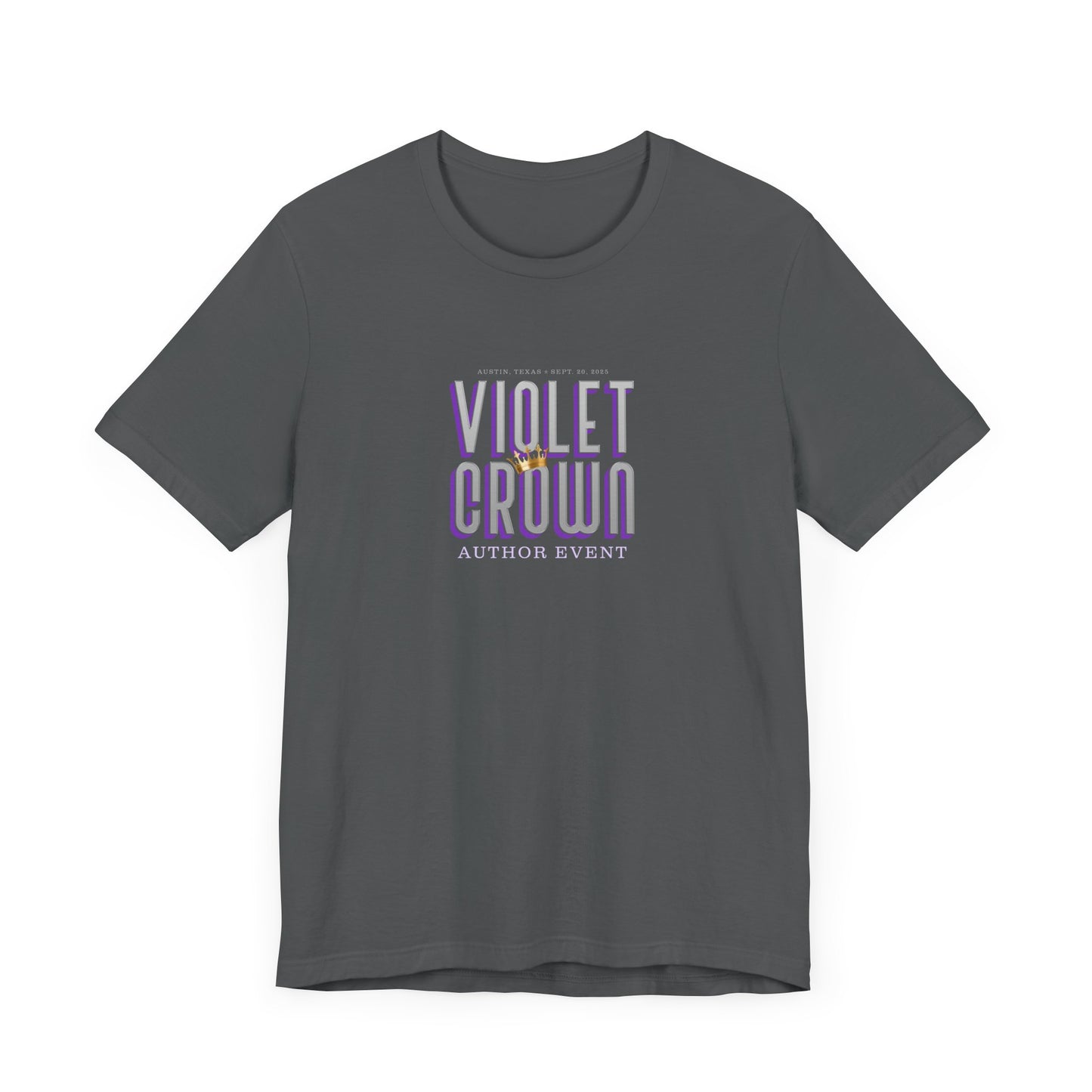 Violet Crown Author Event Unisex Short Sleeve Tee