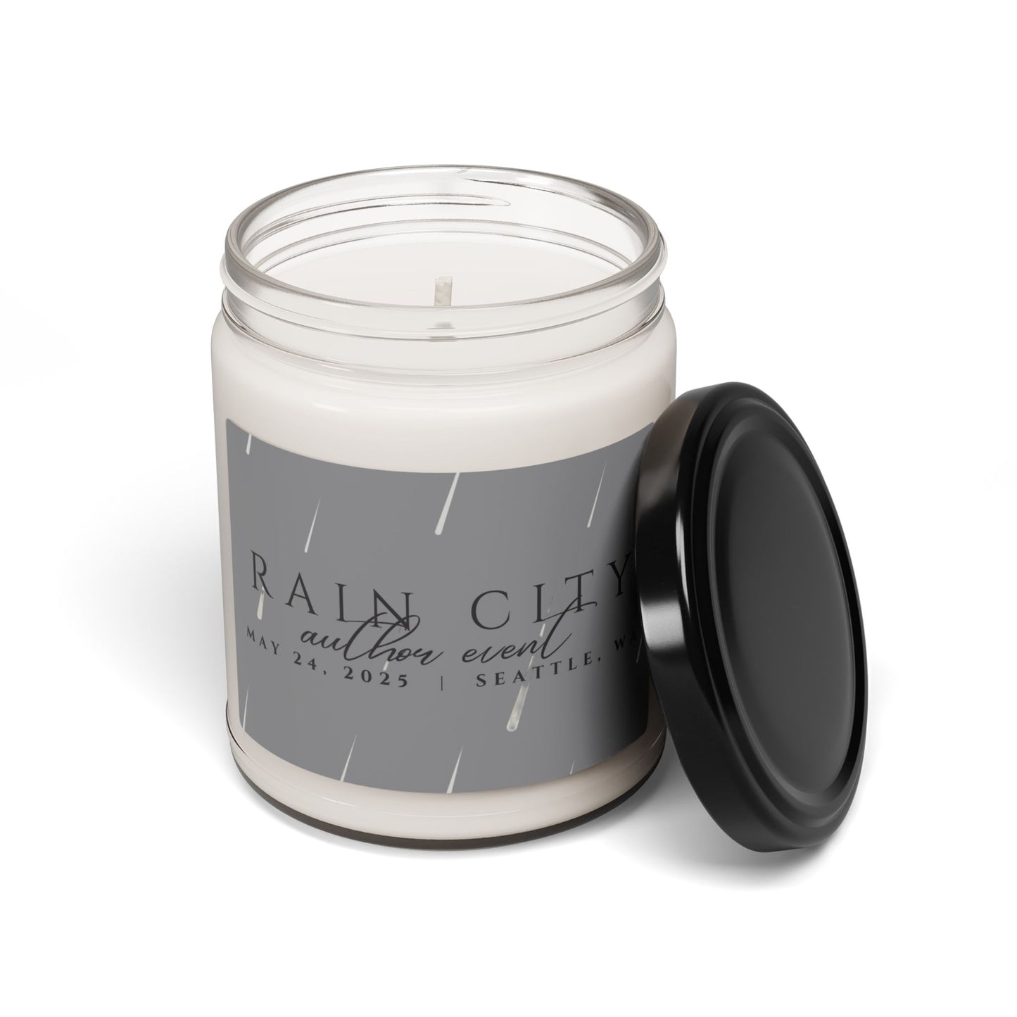 Rain City Author Event Scented Soy Candle, 9oz