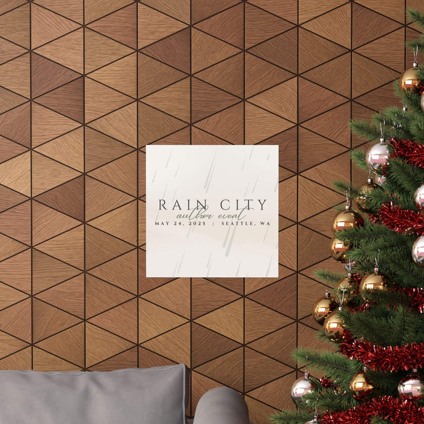 Rain City Author Event Matte Posters