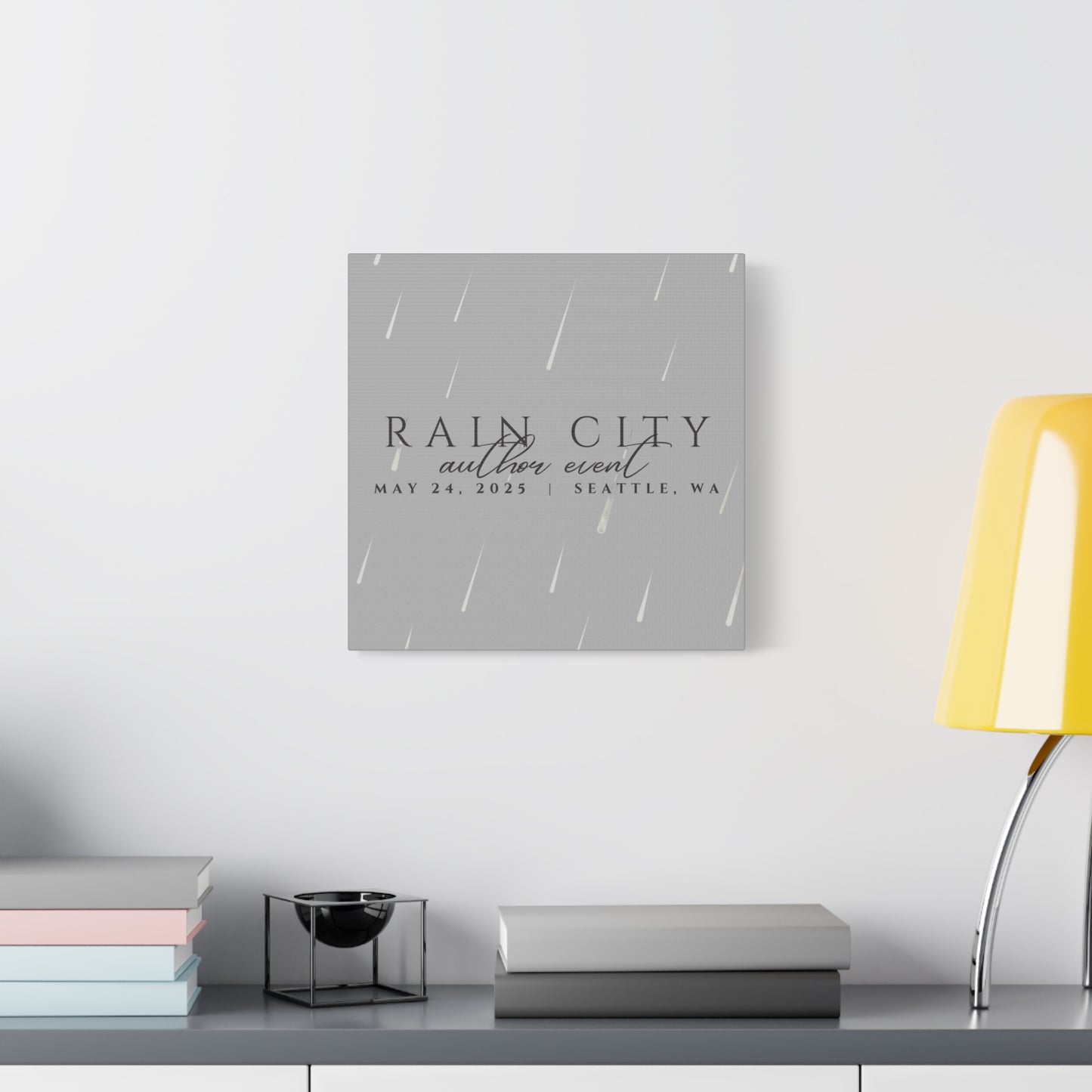 Rain City Author Event Canvas