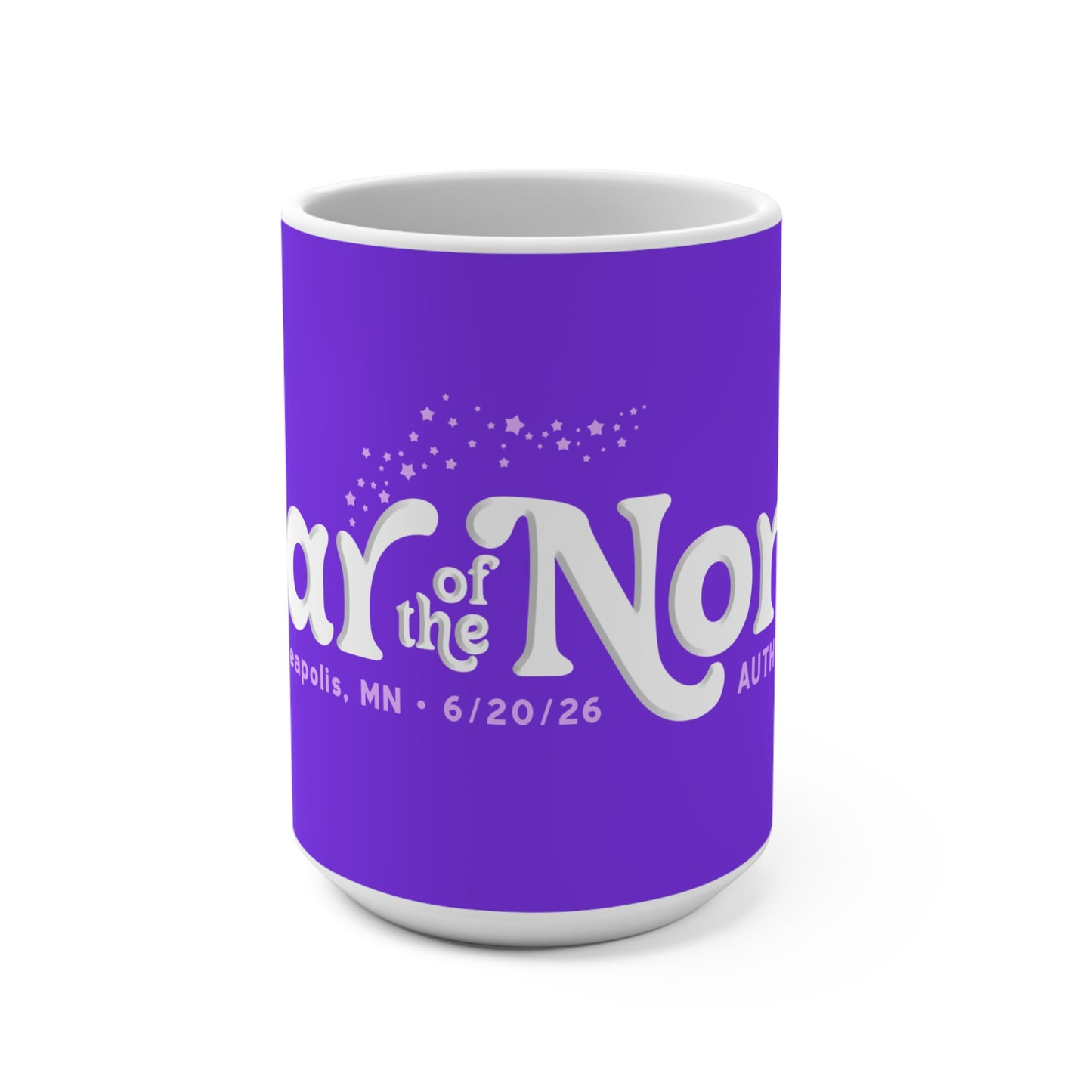 Purple Star of the North 15 oz Mug