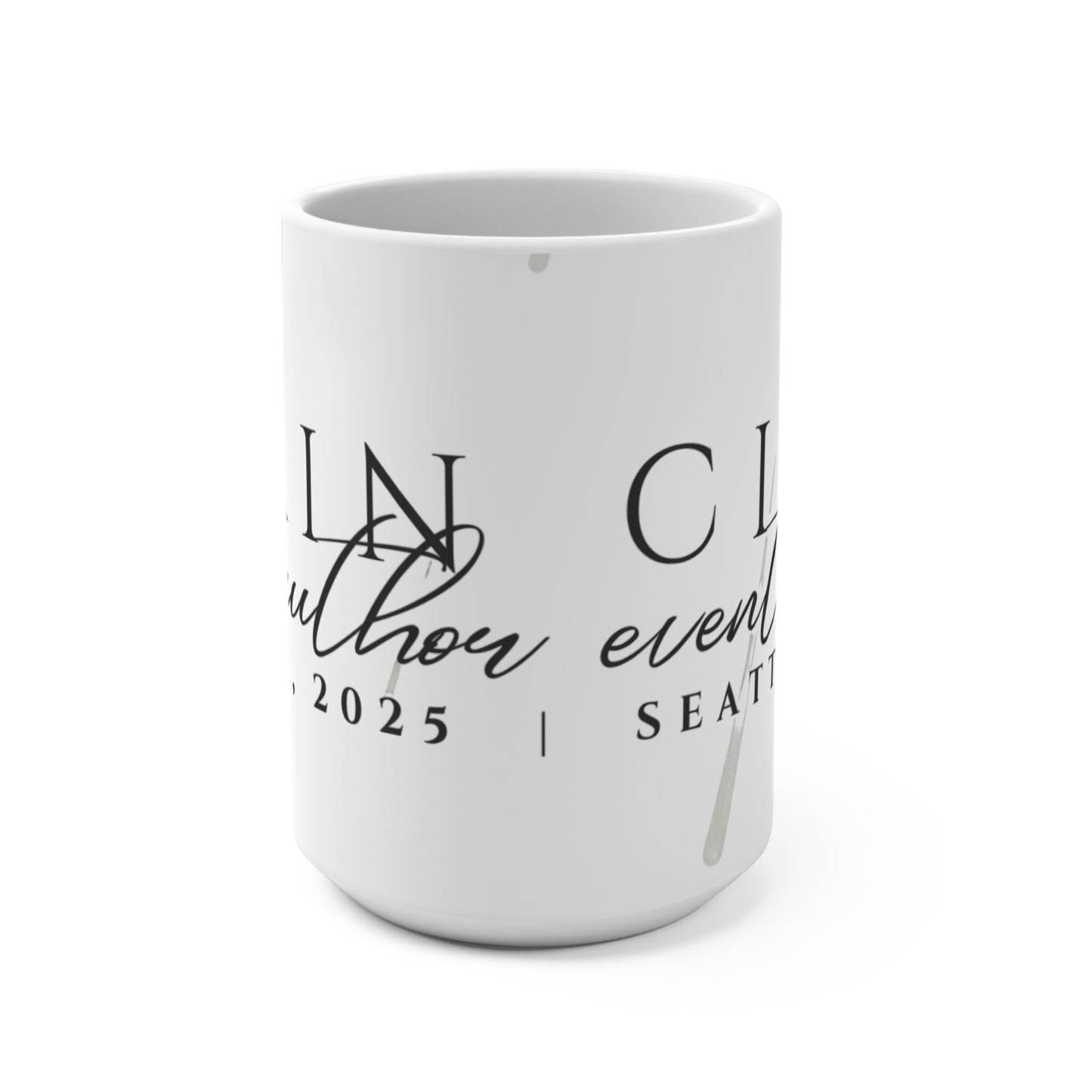 Rain City Author Event 15 oz Mug Version 2