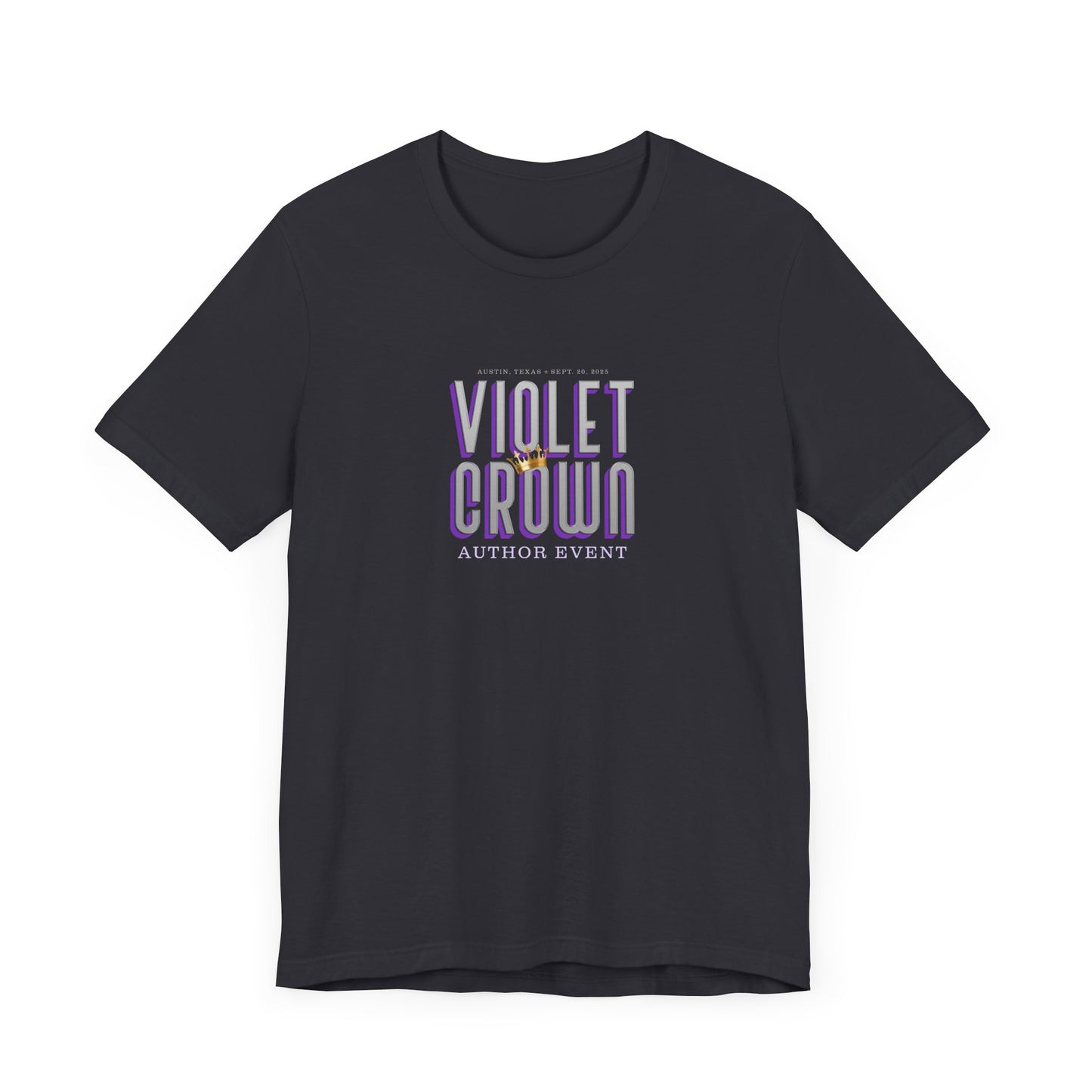 Violet Crown Author Event Unisex Short Sleeve Tee
