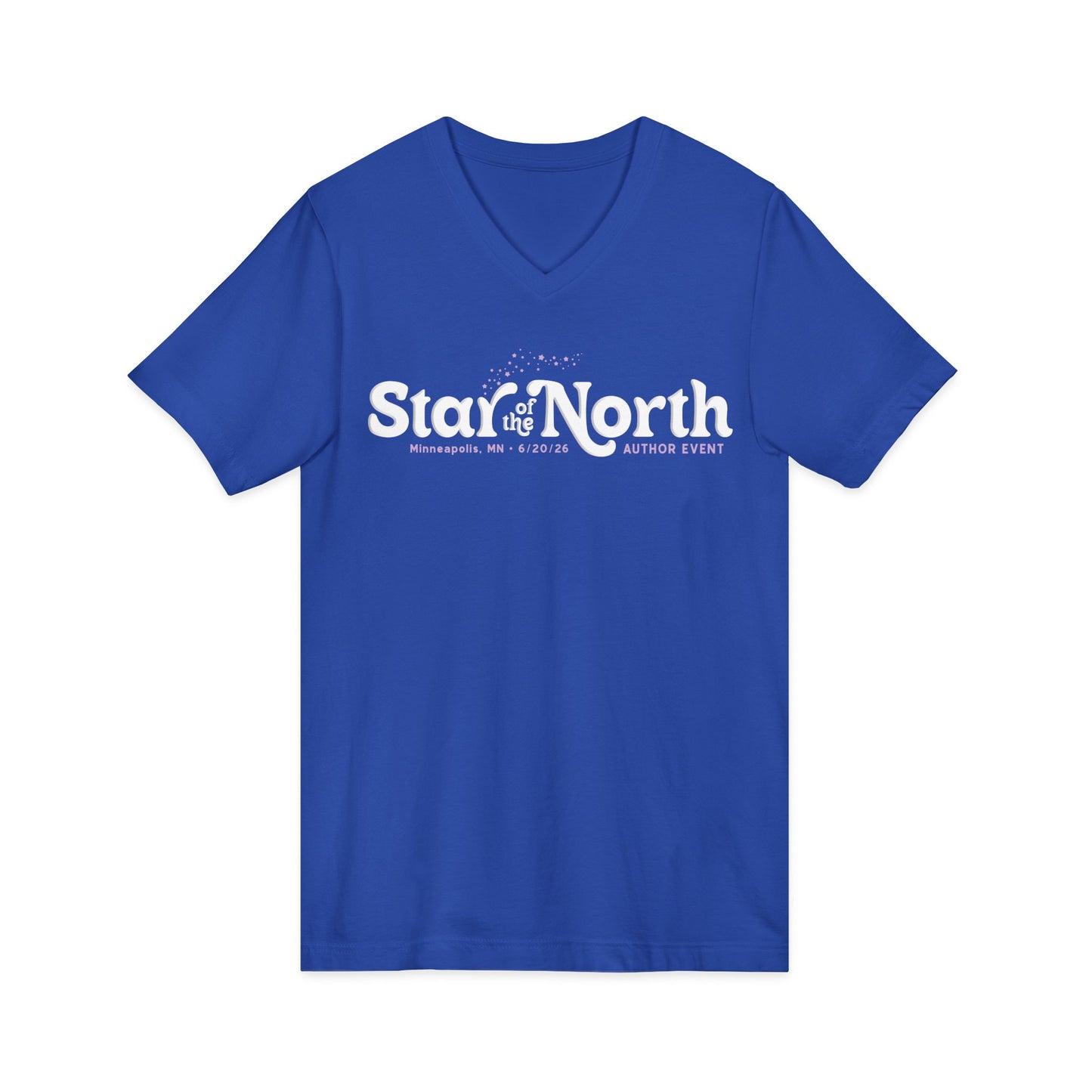 Star of the North Unisex Jersey Short Sleeve V-Neck Tee Version 2