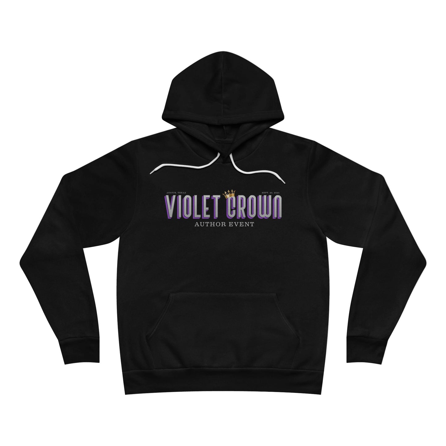 Violet Crown Author Event Unisex Sponge Fleece Pullover Hoodie