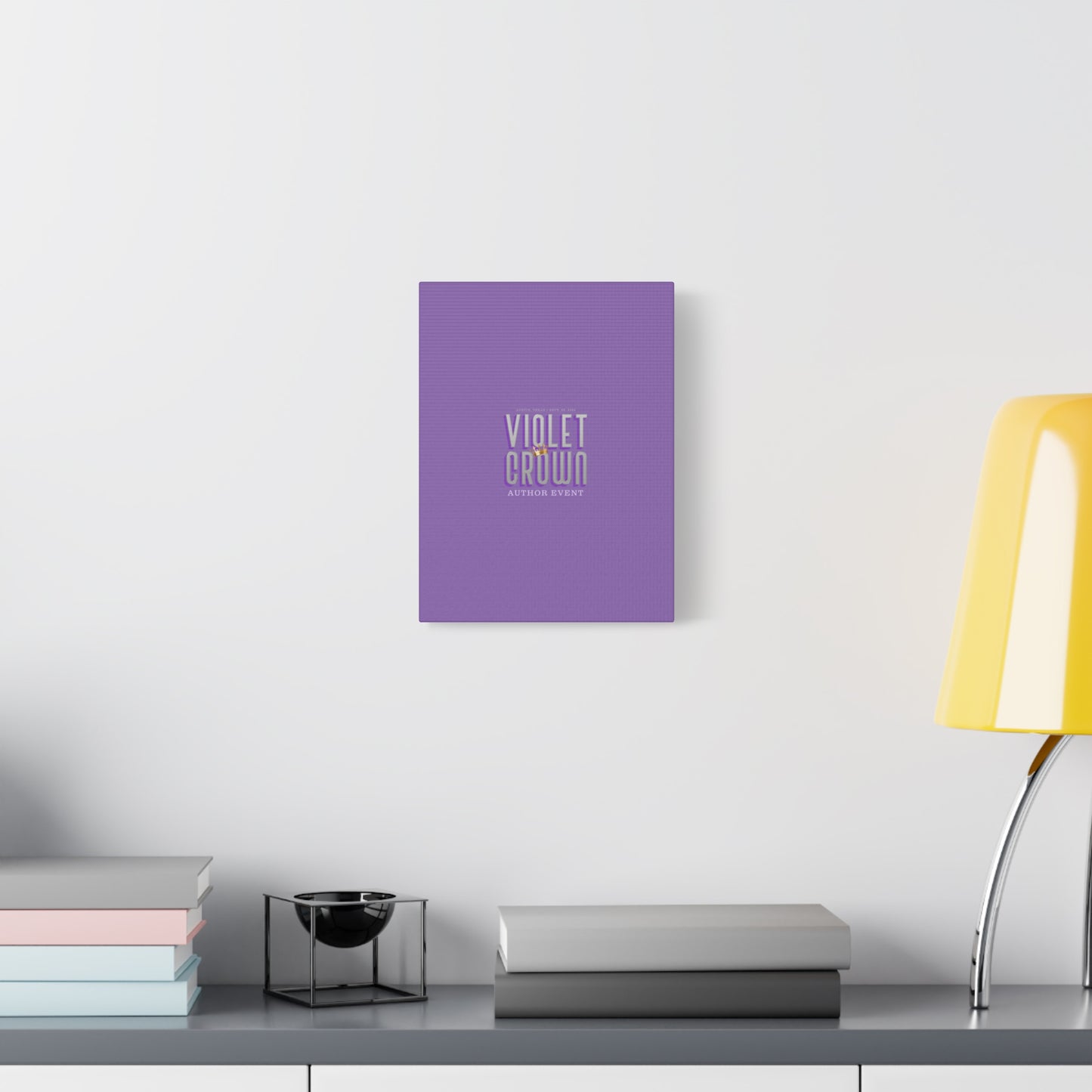 Violet Crown Author Event Canvas
