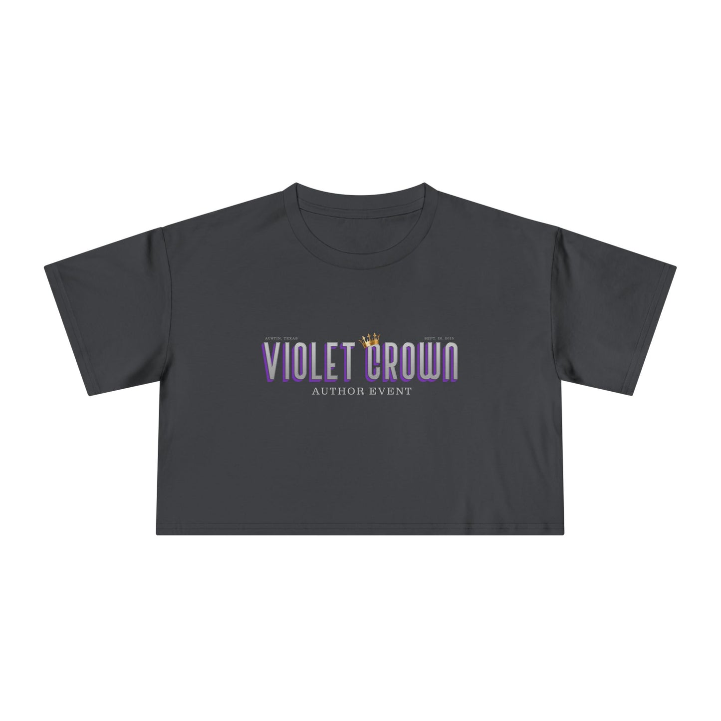 Violet Crown Author Event Women's Crop Tee