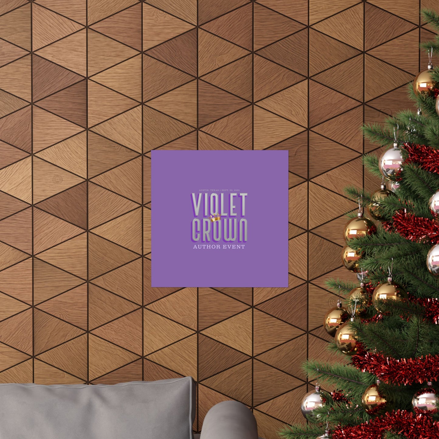 Violet Crown Author Event Matte Posters