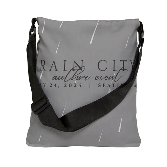 Rain City Author Event Adjustable Tote Bag