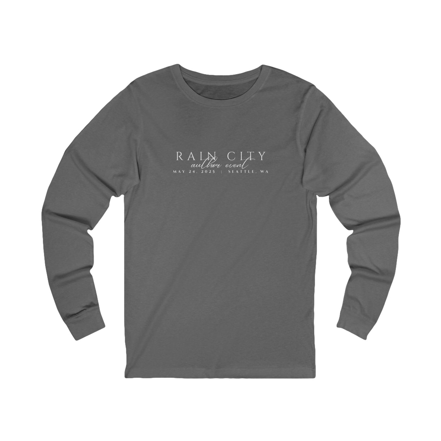 Rain City Author Event Unisex Jersey Long Sleeve Tee