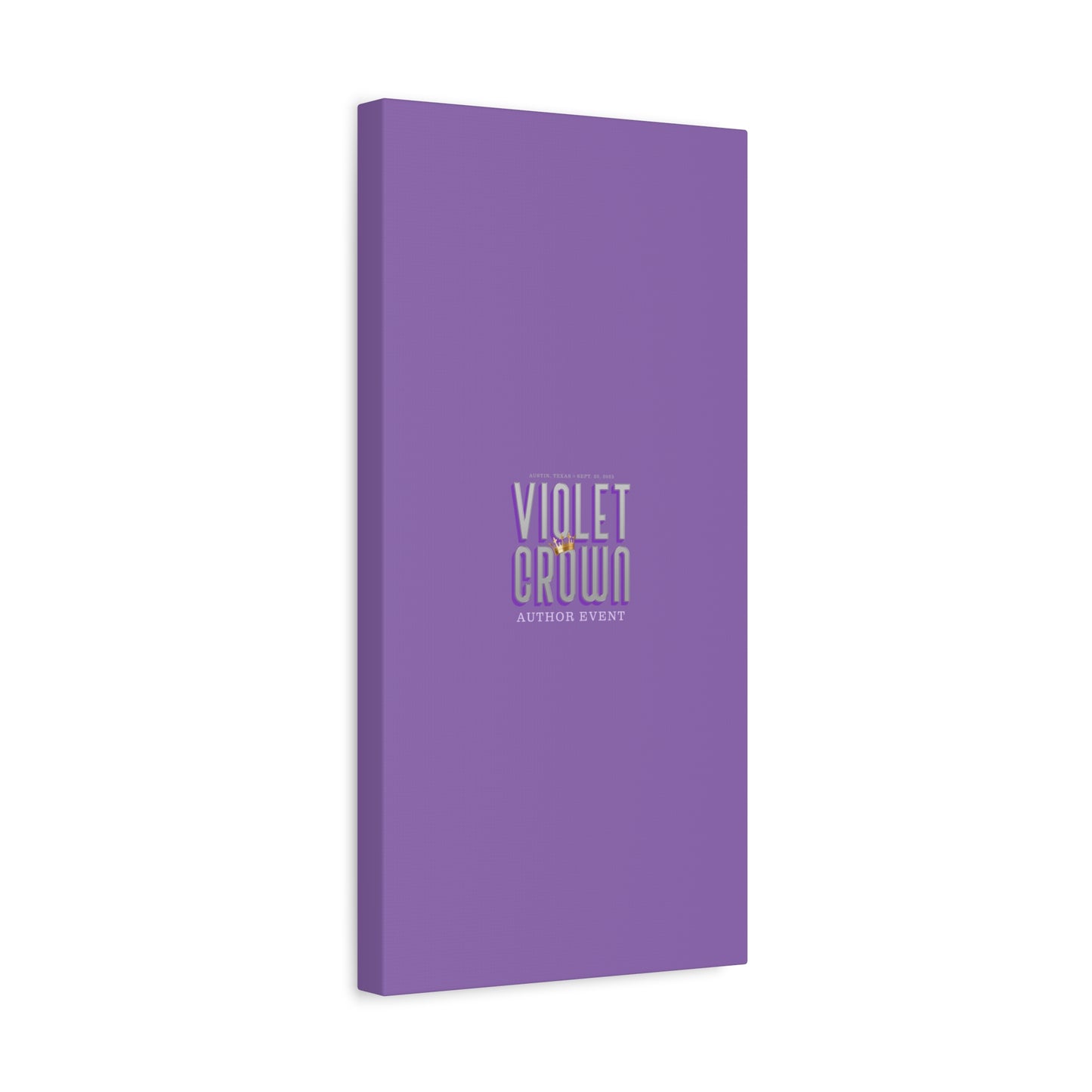 Violet Crown Author Event Canvas