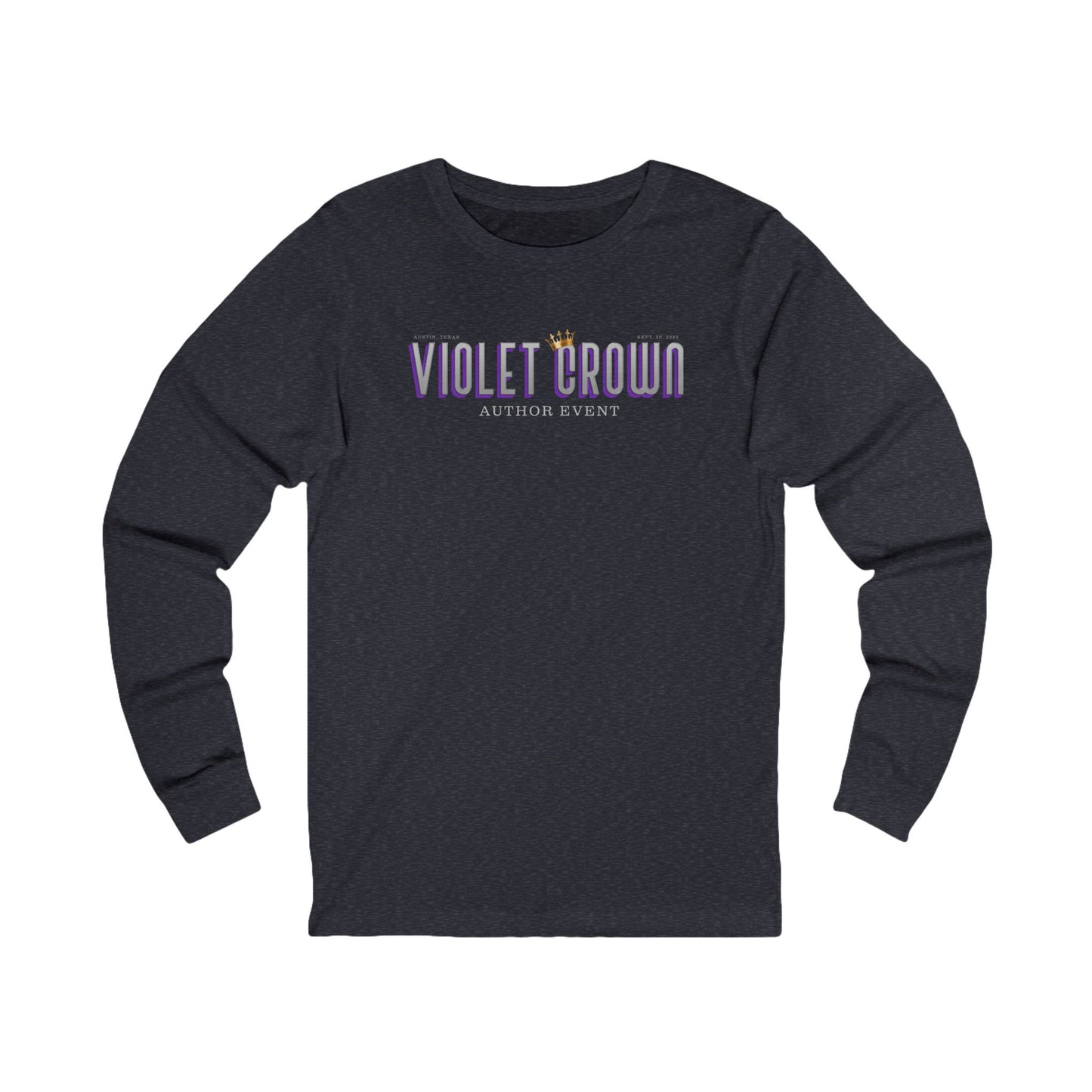 Violet Crown Author Event Unisex Jersey Long Sleeve Tee