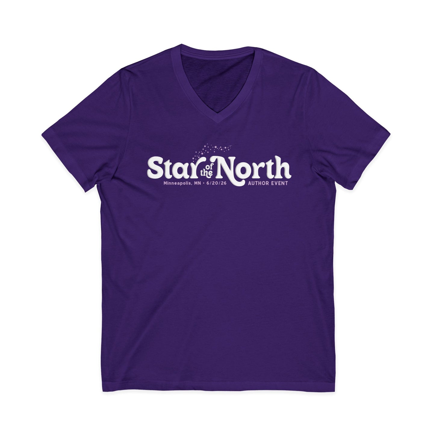 Star of the North Unisex Jersey Short Sleeve V-Neck Tee Version 2