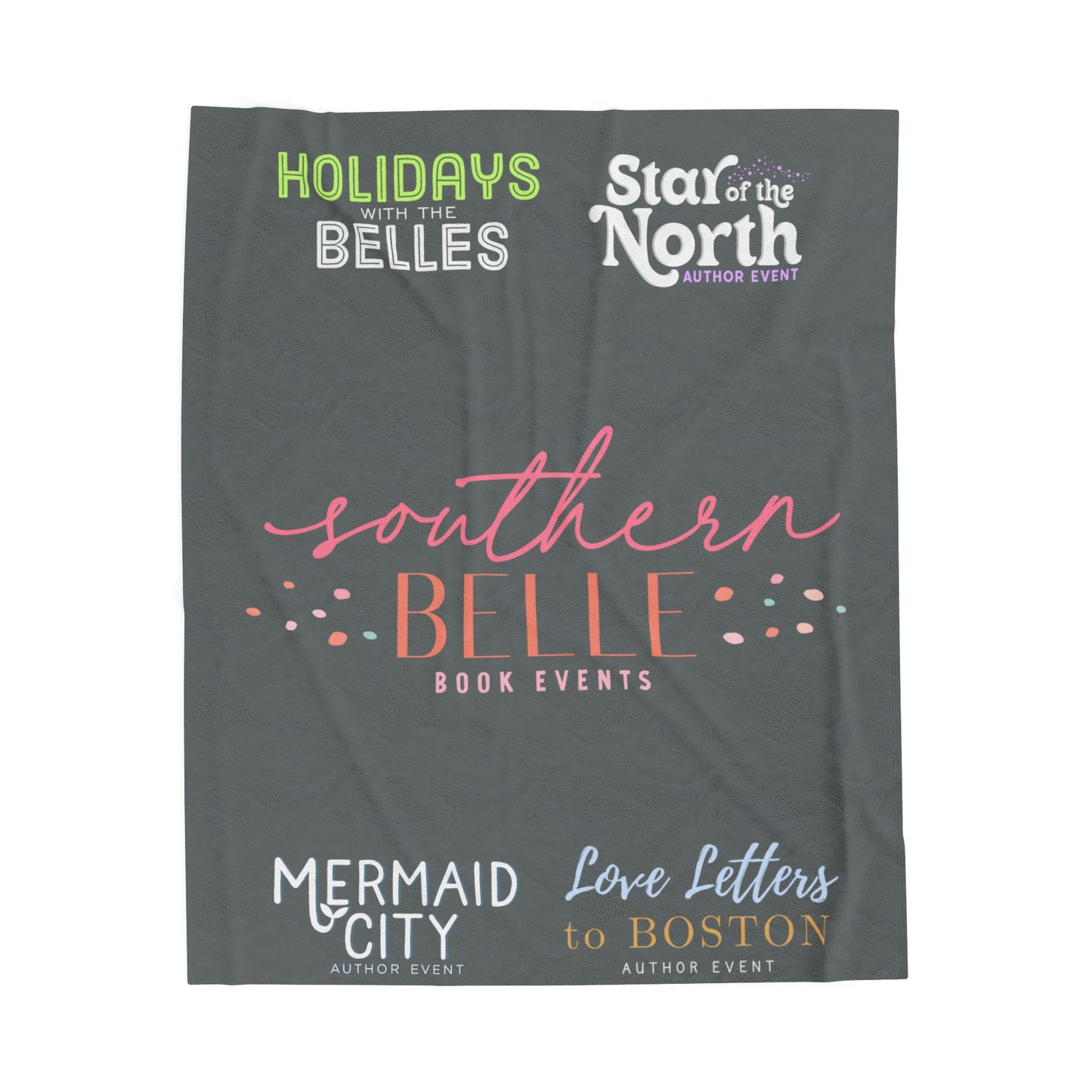 2026 Southern Belle Book Events Cozy Velveteen Plush Blanket Version 2
