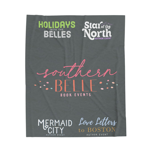 2026 Southern Belle Book Events Cozy Velveteen Plush Blanket Version 2