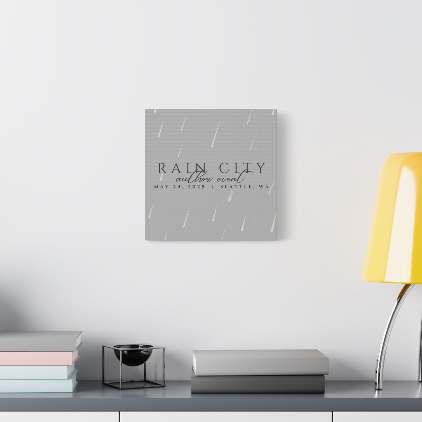Rain City Author Event Canvas