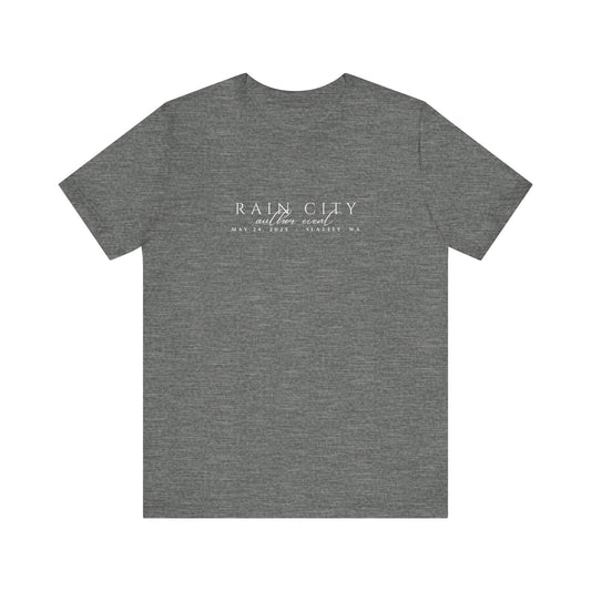 Rain City Author Event Unisex Jersey Tee Version 2