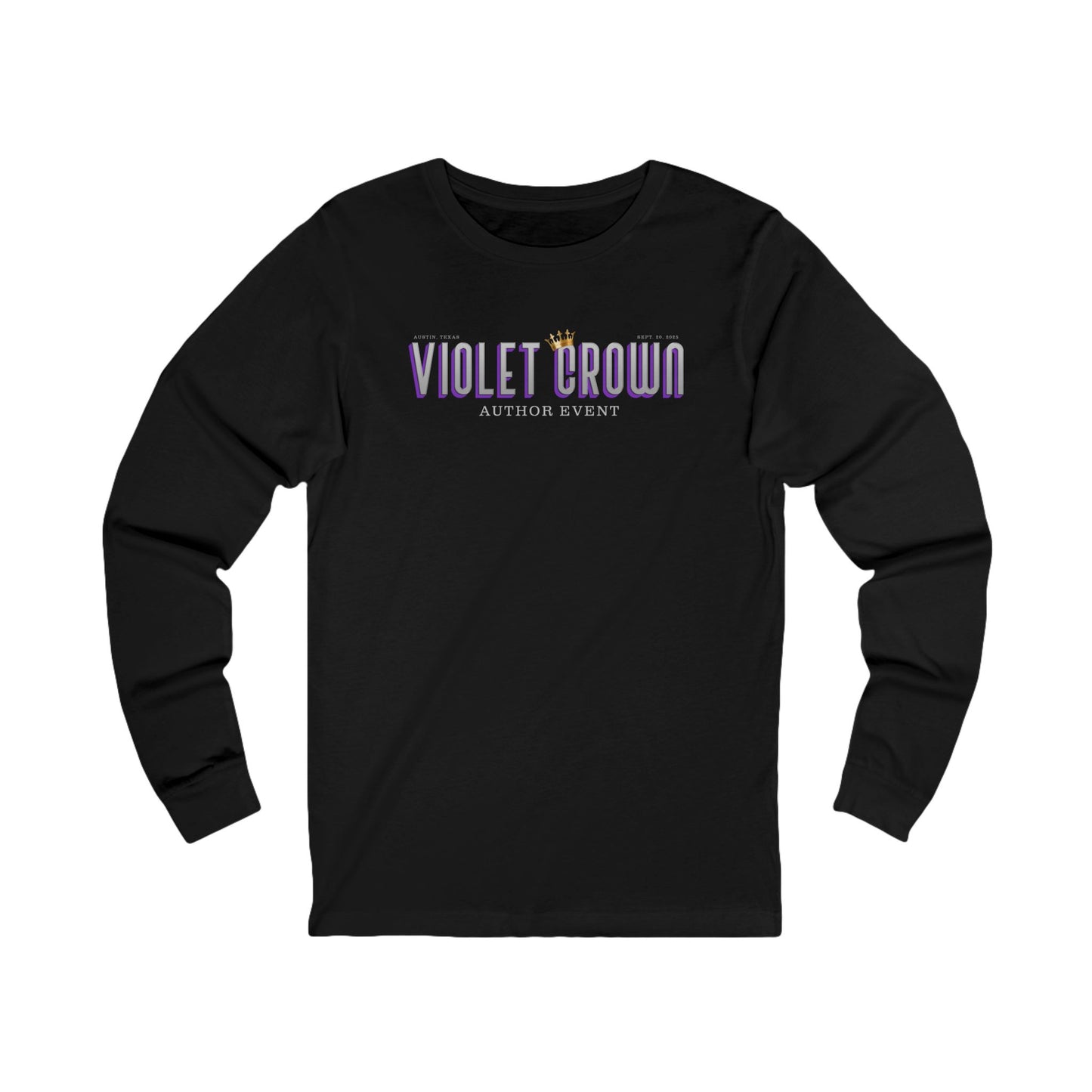 Violet Crown Author Event Unisex Jersey Long Sleeve Tee