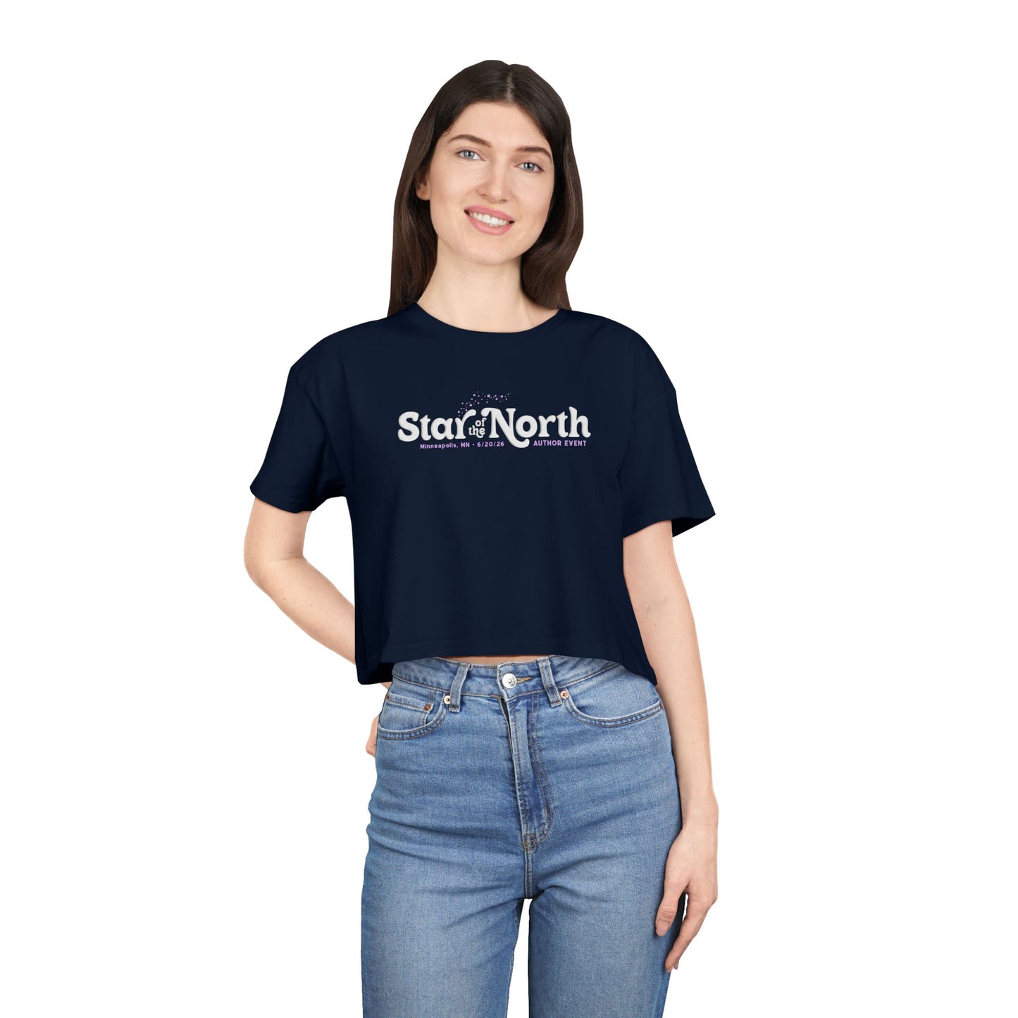 Star of the North Women's Crop Tee