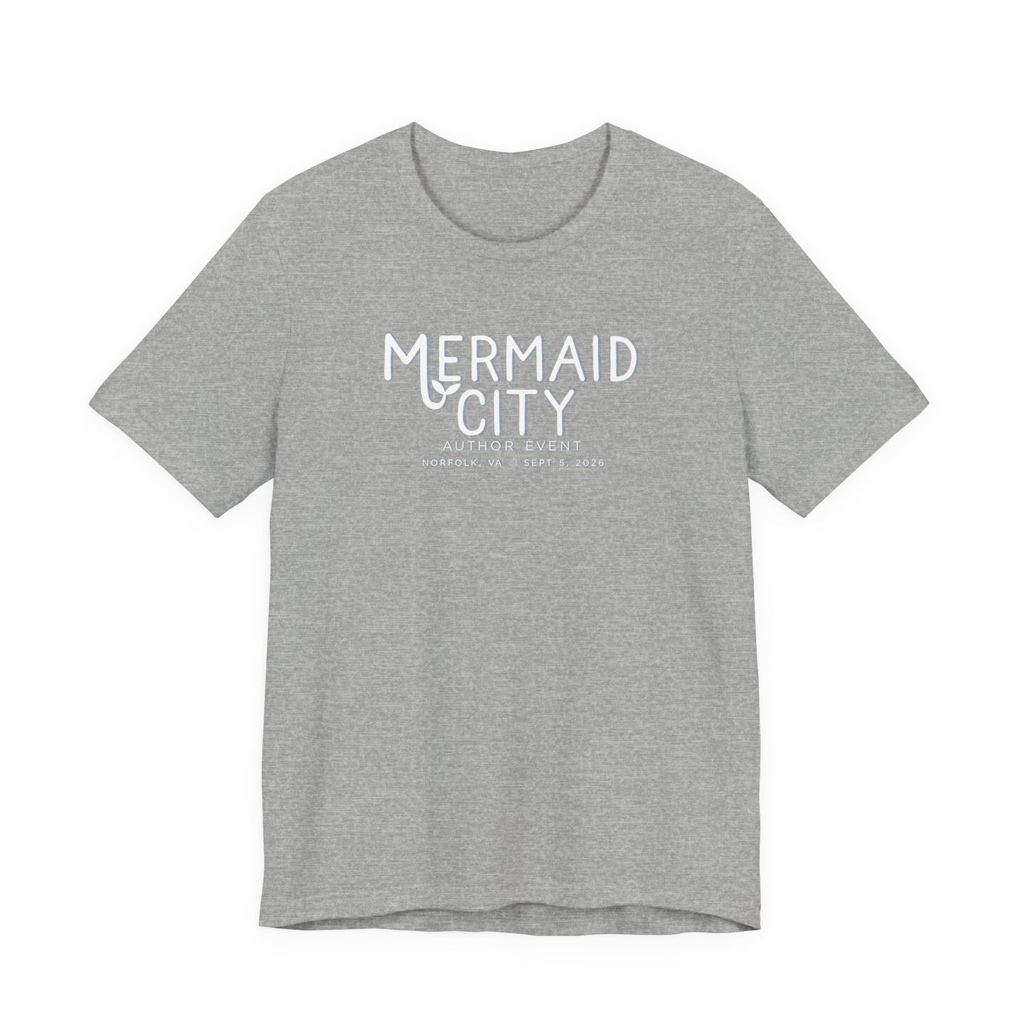 Mermaid City Author Event Unisex Short Sleeve Tee