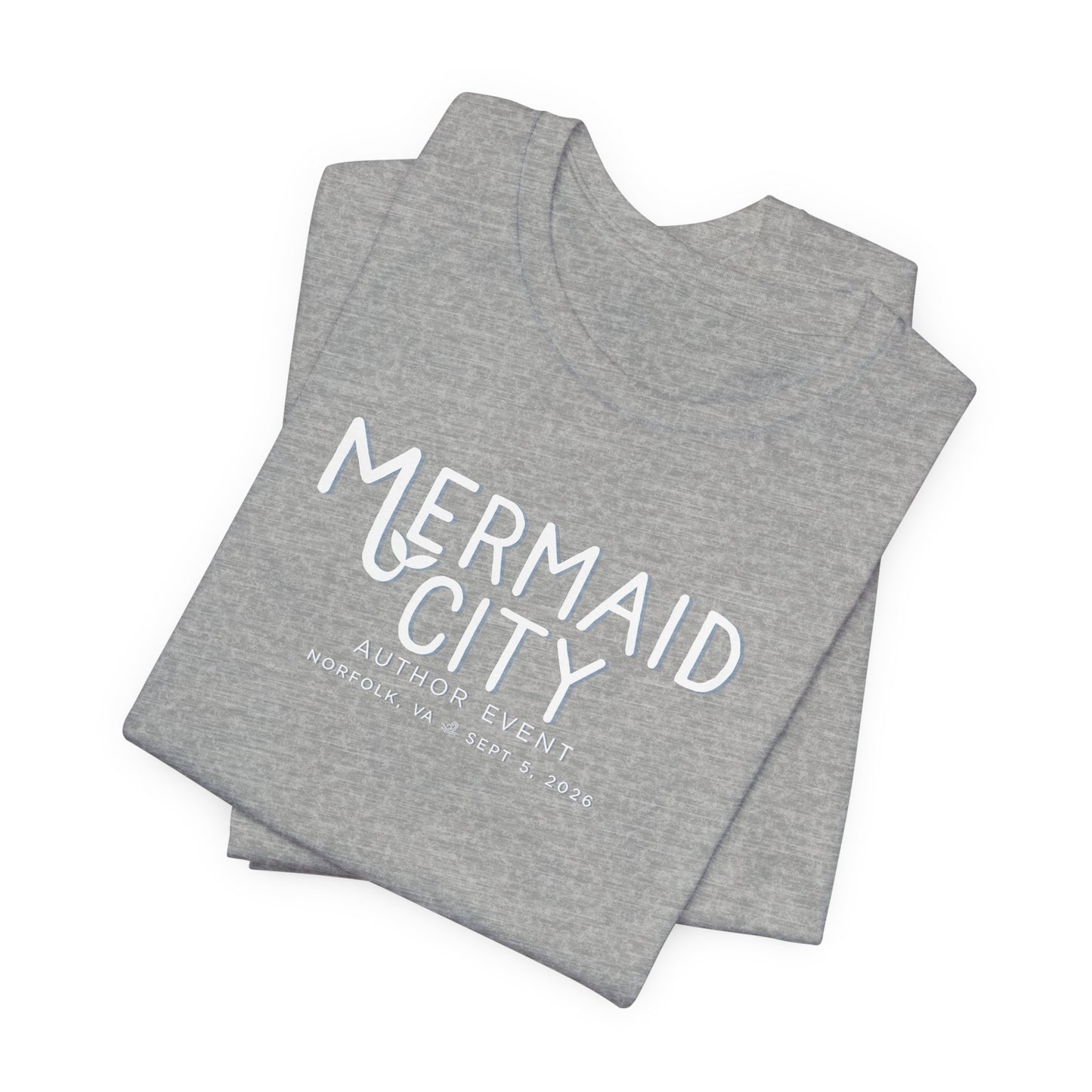 Mermaid City Author Event Unisex Short Sleeve Tee