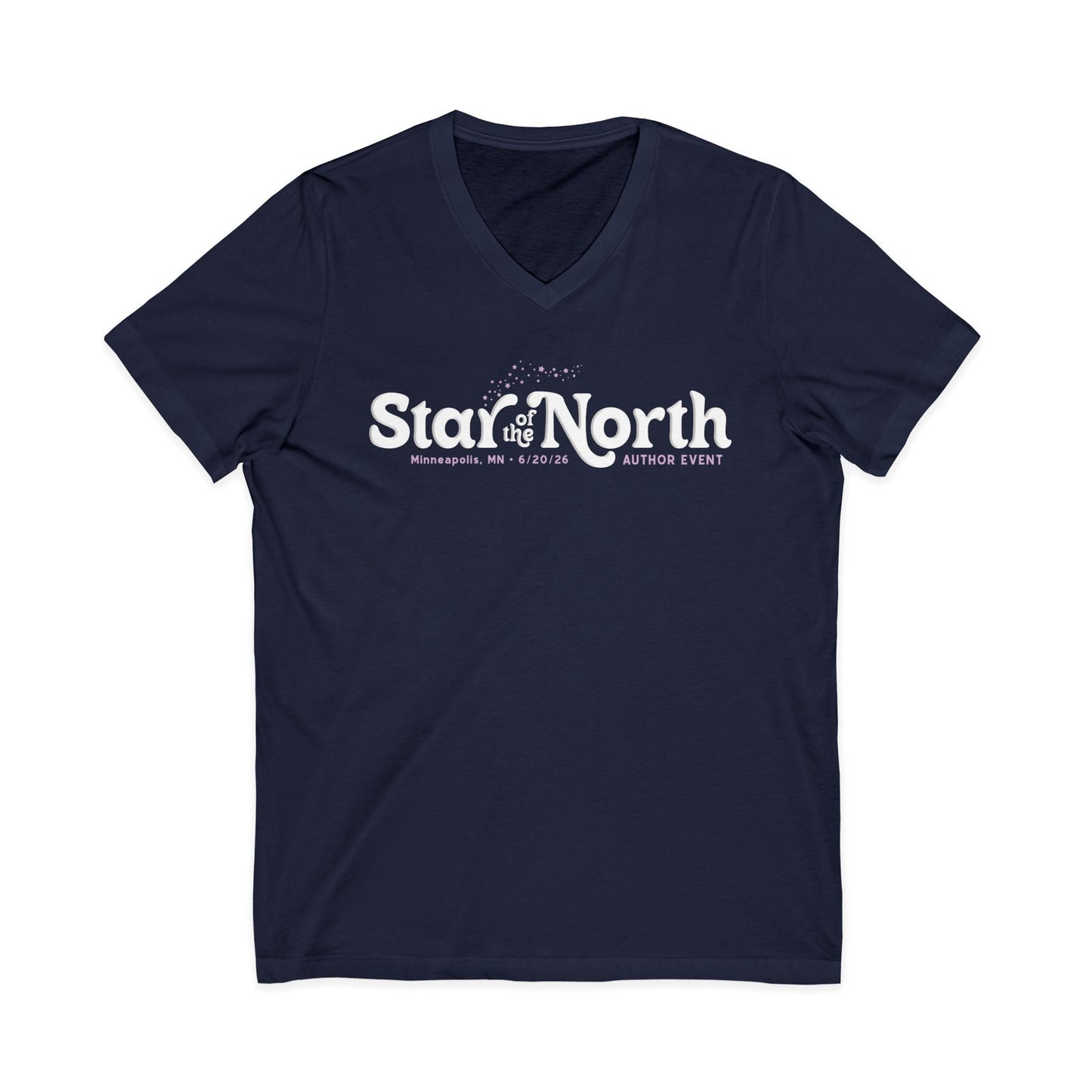 Star of the North Unisex Jersey Short Sleeve V-Neck Tee Version 2