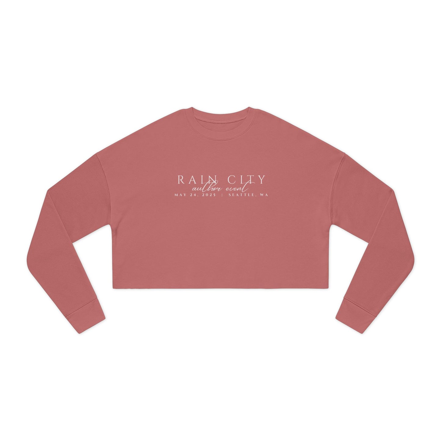 Rain City Author Event Women's Cropped Sweatshirt