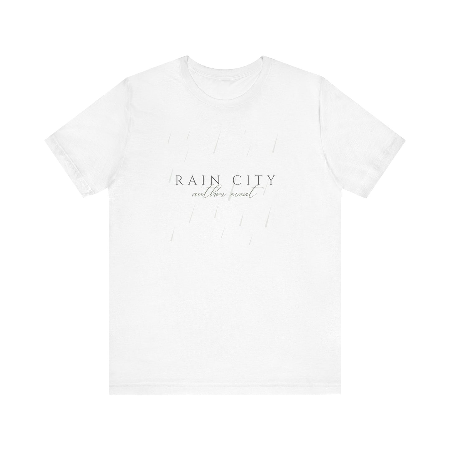 Rain City Author Event Unisex Short Sleeve Tee