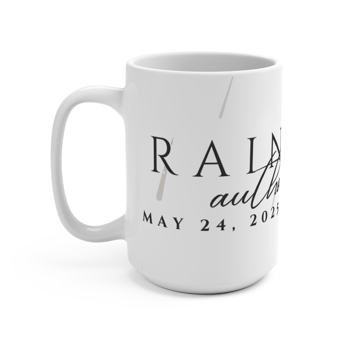 Rain City Author Event 15 oz Mug Version 2