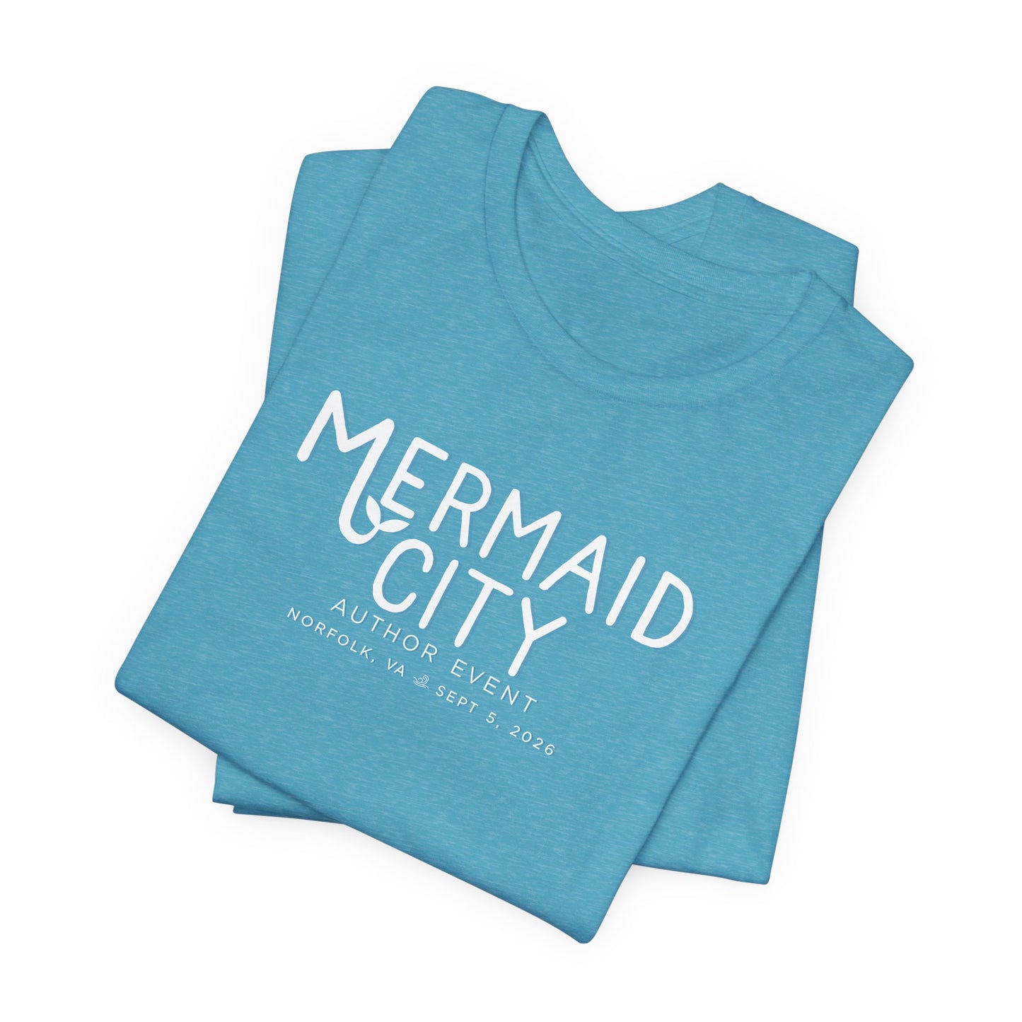 Mermaid City Author Event Unisex Short Sleeve Tee