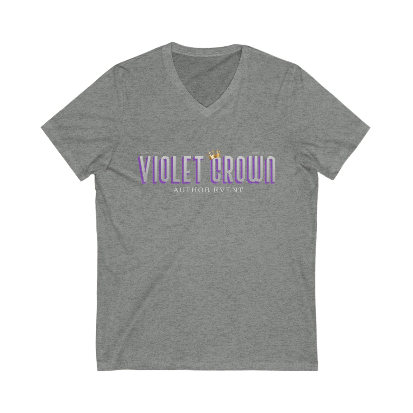 Violet Crown Author Event Unisex V-Neck Tee