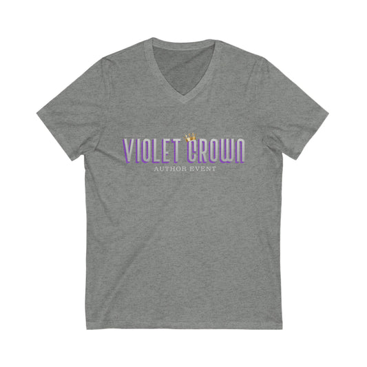 Violet Crown Author Event Unisex V-Neck Tee