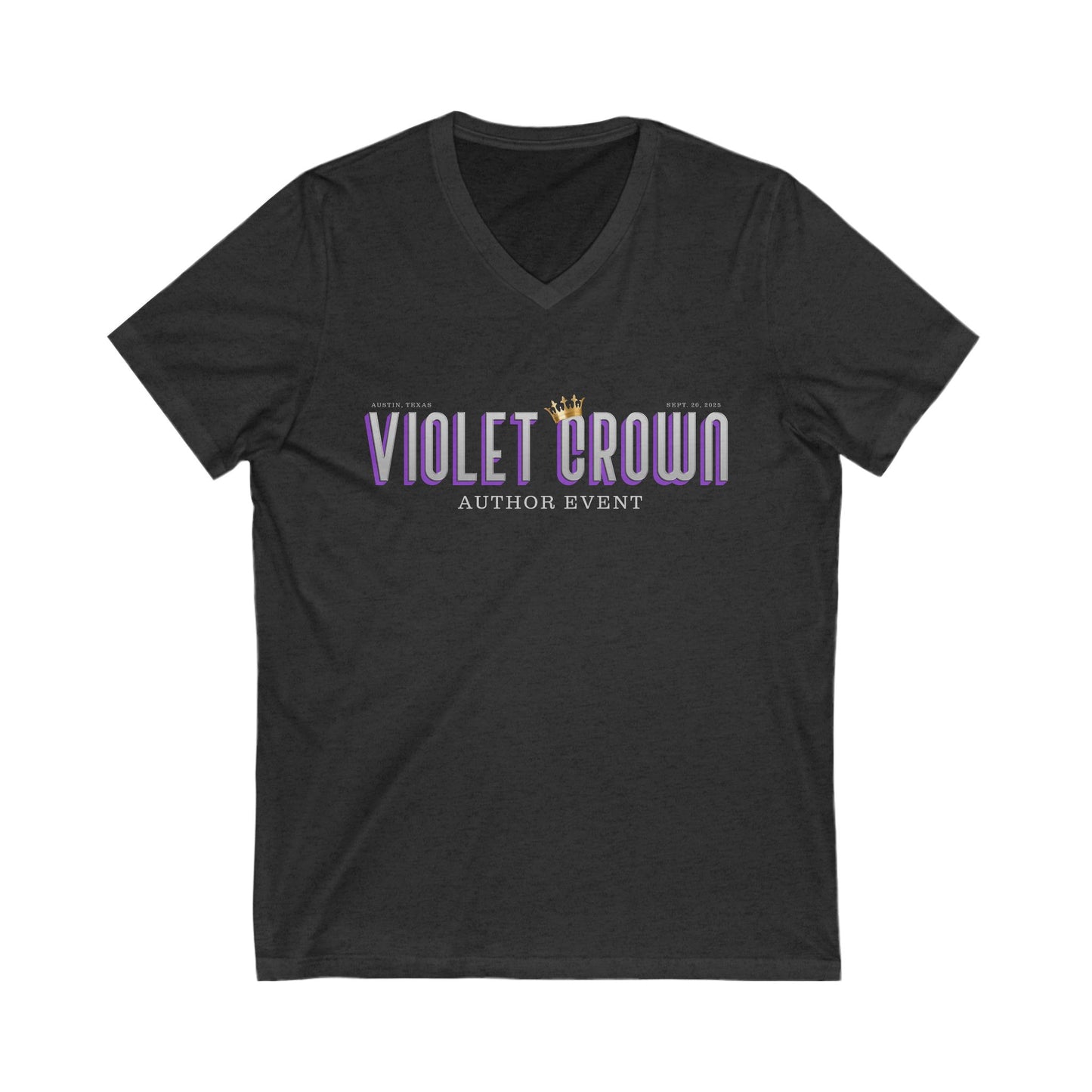 Violet Crown Author Event Unisex V-Neck Tee