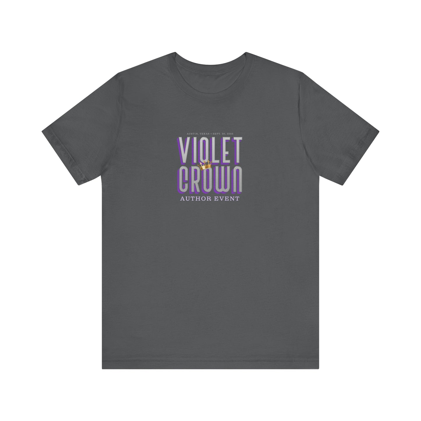 Violet Crown Author Event Unisex Short Sleeve Tee