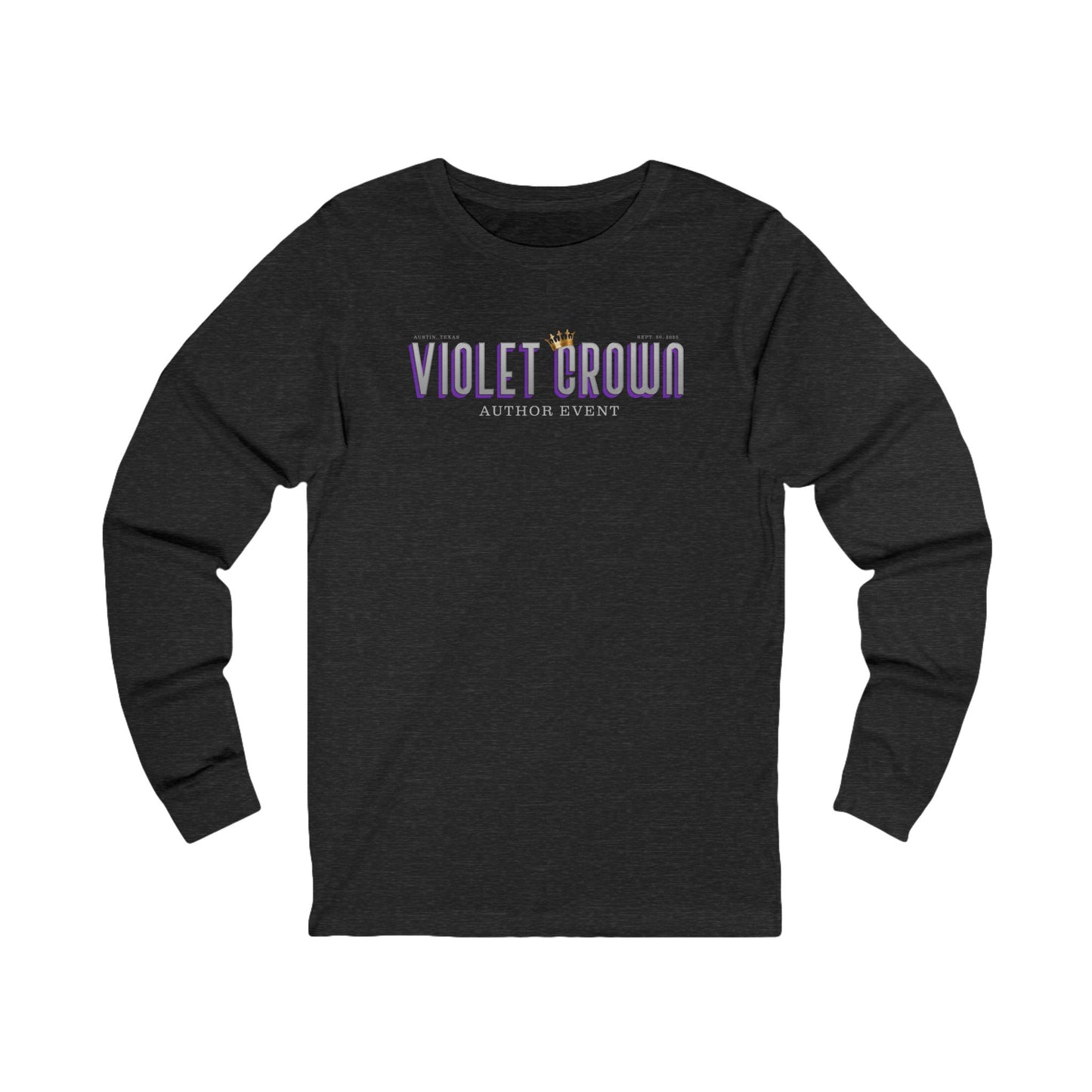 Violet Crown Author Event Unisex Jersey Long Sleeve Tee