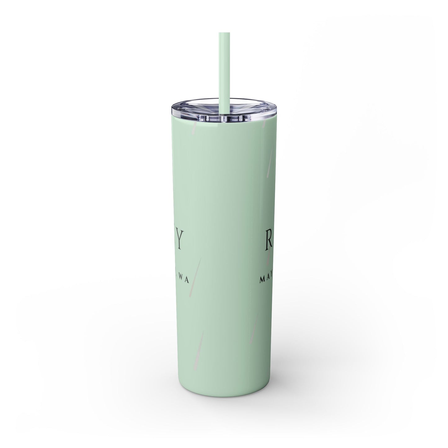 Rain City Author Event Skinny Tumbler with Straw, 20oz Version 2