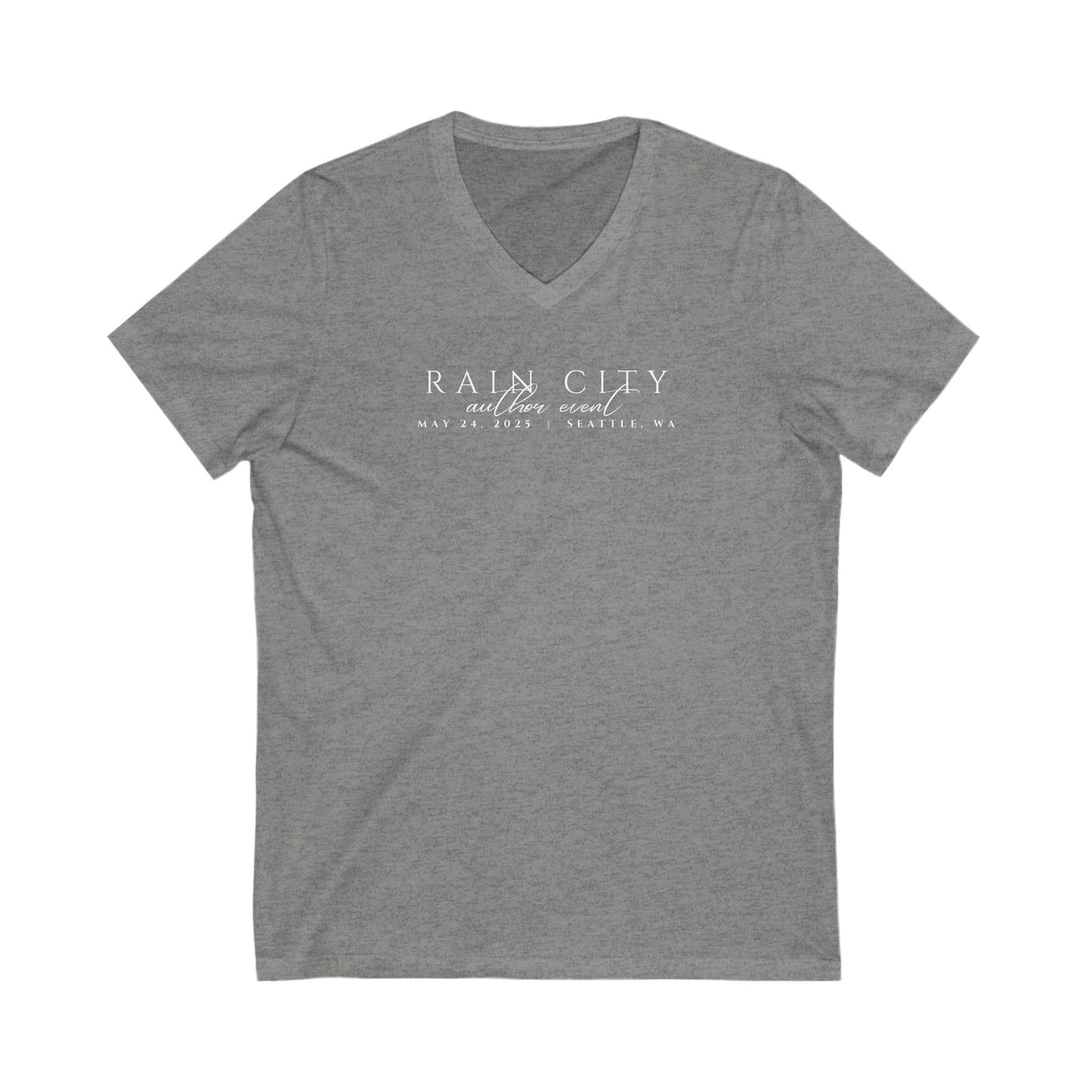 Rain City Author Event Unisex V-Neck Tee
