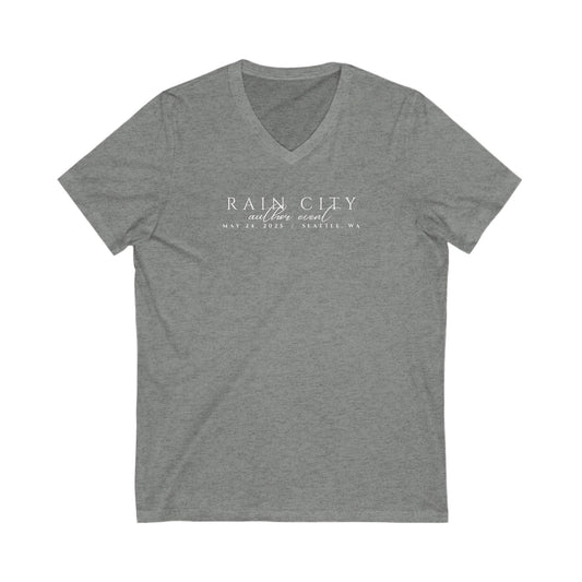 Rain City Author Event Unisex V-Neck Tee