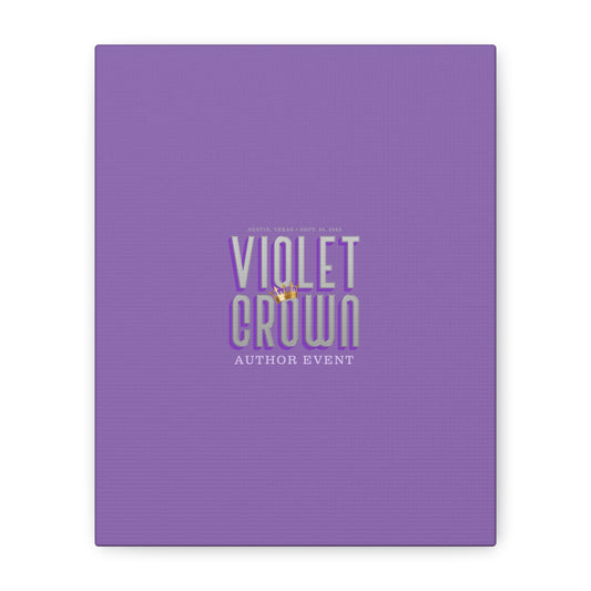 Violet Crown Author Event Canvas