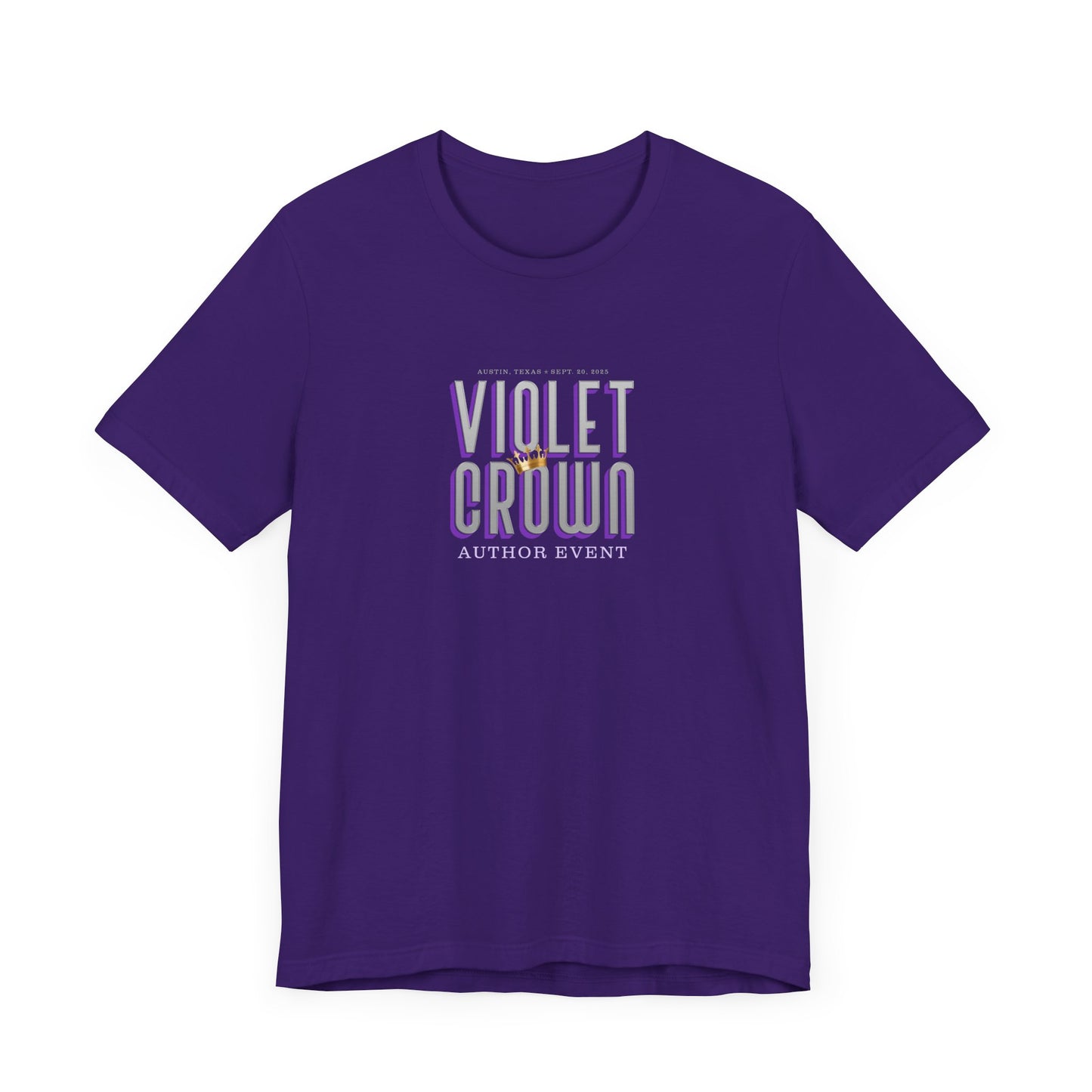 Violet Crown Author Event Unisex Short Sleeve Tee