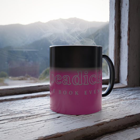 Southern Belle Book Events Color Morphing Mug - Heat Activated Color Change Coffee Cup, Unique Gift for Book Lovers
