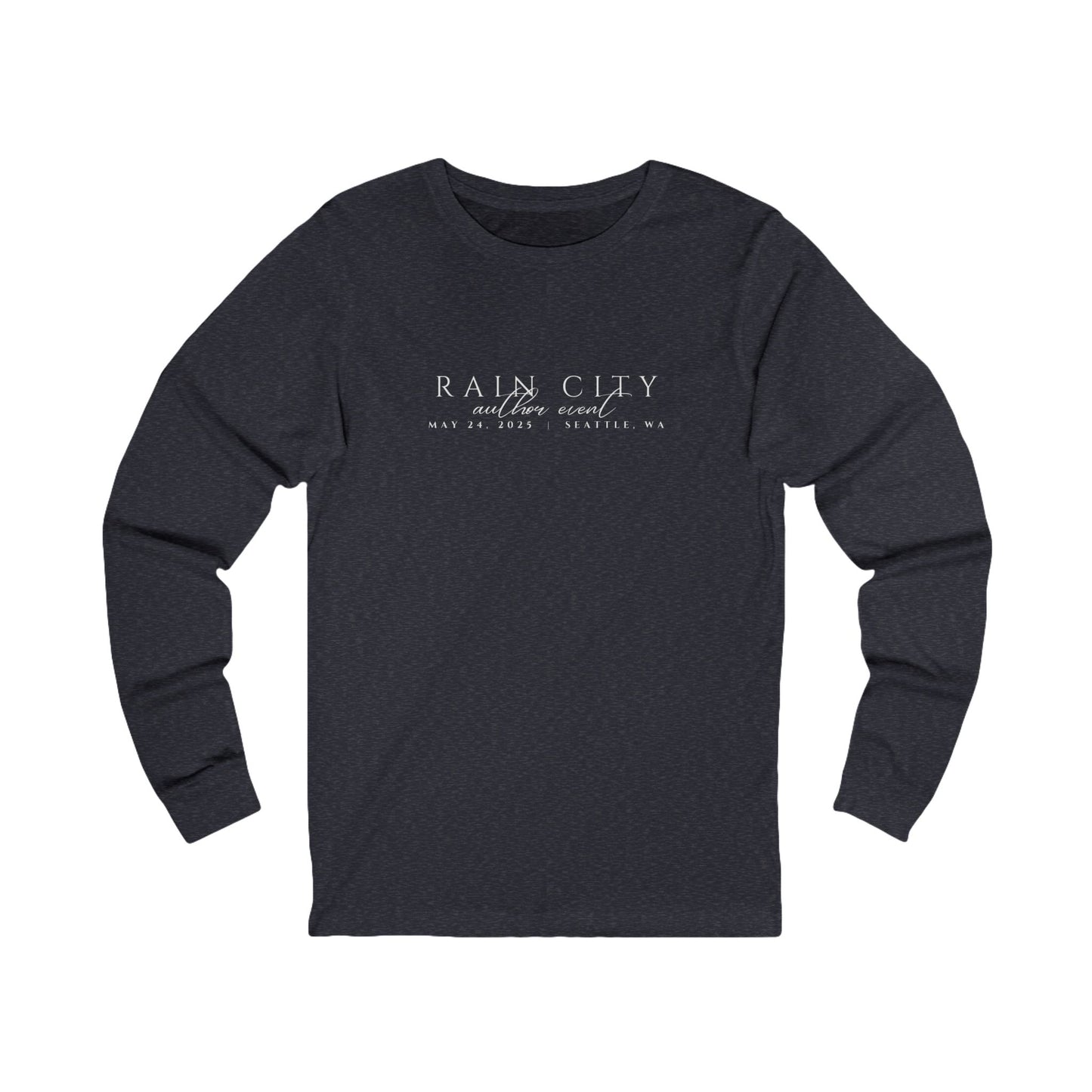 Rain City Author Event Unisex Jersey Long Sleeve Tee